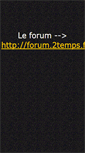 Mobile Screenshot of 2temps.fr